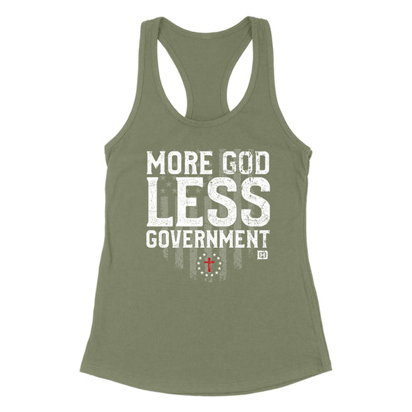 Spiritual Collection | More God Less Government Women's Apparel