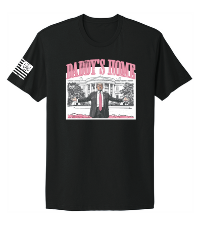 Daddy's Home Pink Print Tee