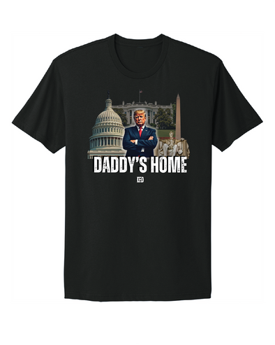 Daddy's Home DC White Print Tee