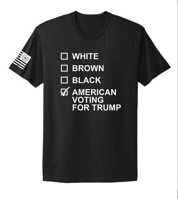 American Voting For Trump Men's Apparel