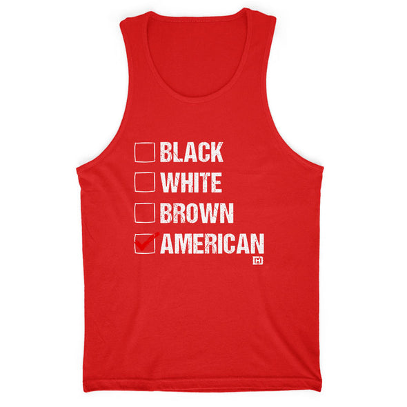 Black White Brown American Men's Apparel