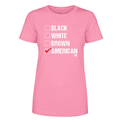 Black White Brown American Women's Apparel