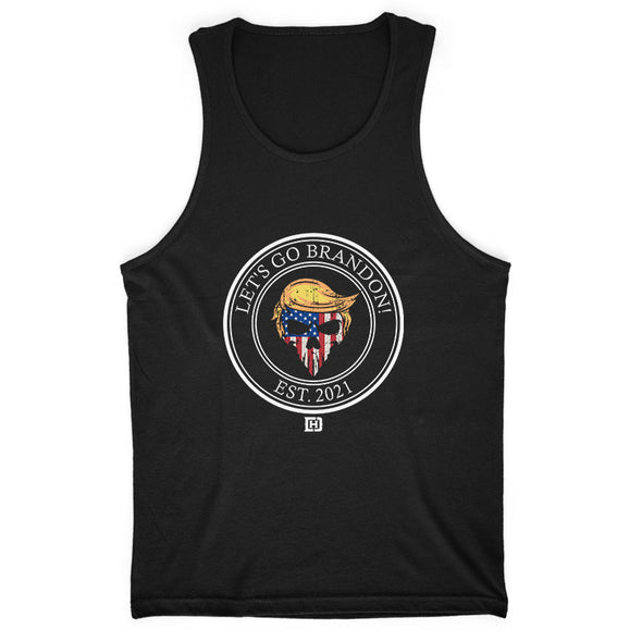 Let's Go Brandon Skull Men's Apparel