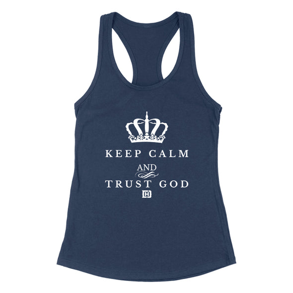 Spiritual Collection | Keep Calm And Trust God Women's Apparel