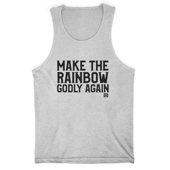 Make The Rainbow Godly Again Black Print Men's Apparel