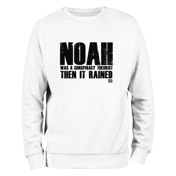 Noah Was A Conspiracy Theorist Black Print Outerwear