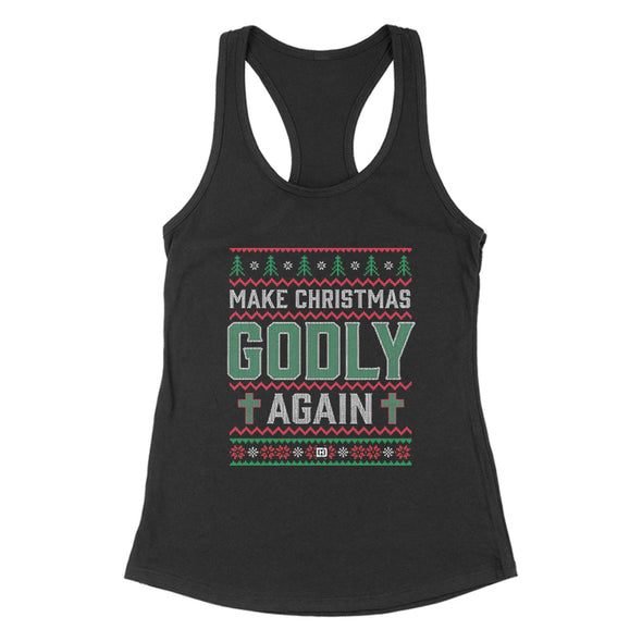Make Christmas Godly Again Sweater Women's Apparel