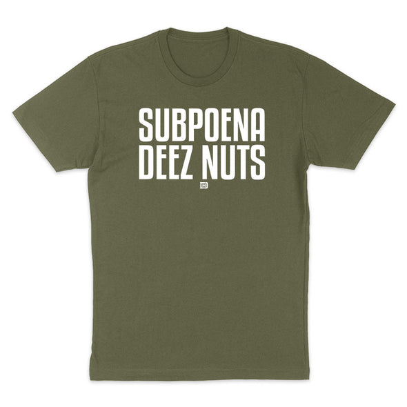 Subpoena Deez Nutz Men's Apparel