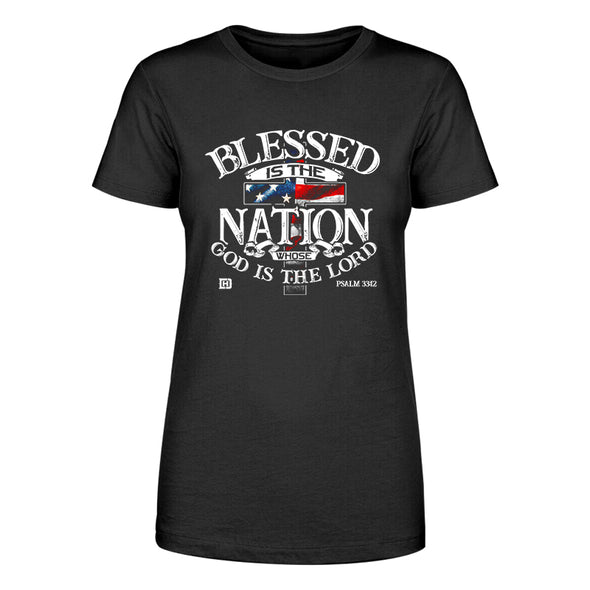 Spiritual Collection | Blessed Is The Nation Cross Women's Apparel