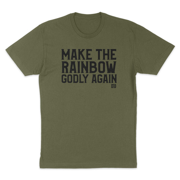 Make The Rainbow Godly Again Black Print Women's Apparel