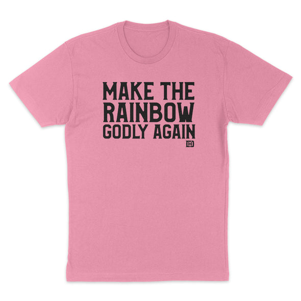Make The Rainbow Godly Again Black Print Women's Apparel