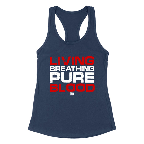 Living Breathing Pure Blood Women's Apparel