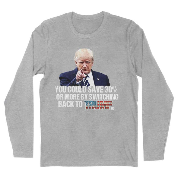 You Could Save More By Switching Back To Trump Men's Apparel