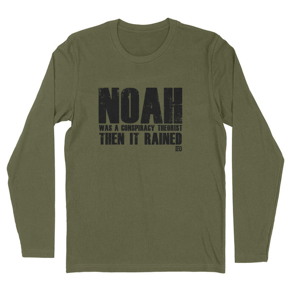 Noah Was A Conspiracy Theorist Black Print Men's Apparel