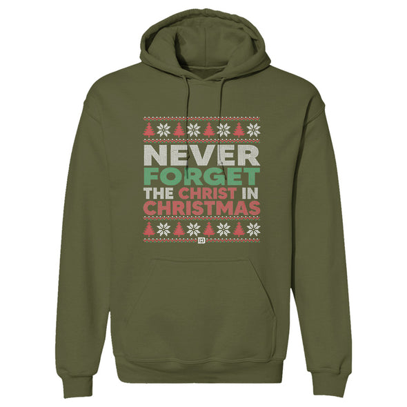 Never Forget The Christ In Christmas Sweater Outerwear