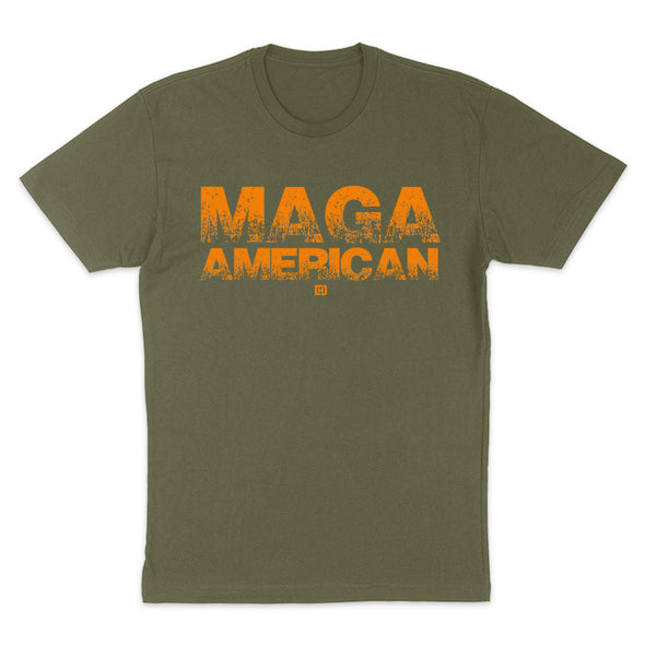 Maga American Orange Print Men's Apparel
