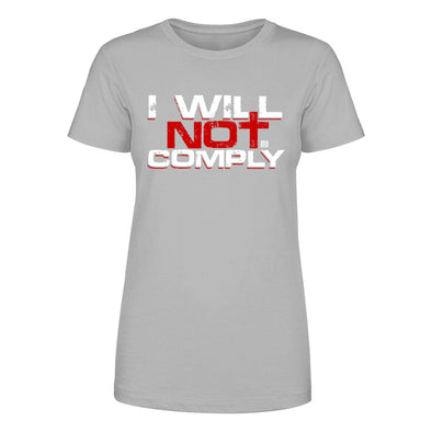 I Will Not Comply Cross Women's Apparel