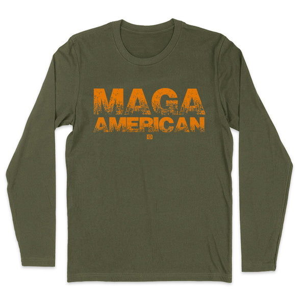 Maga American Orange Print Men's Apparel
