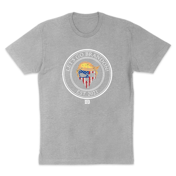 Let's Go Brandon Skull Men's Apparel