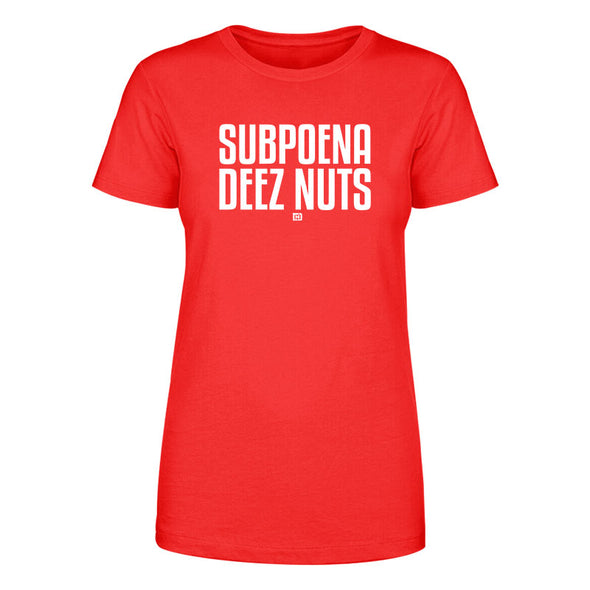 Subpoena Deez Nutz Women's Apparel