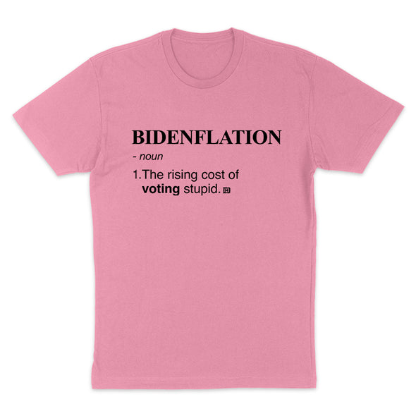 Bidenflation Black Print Women's Apparel