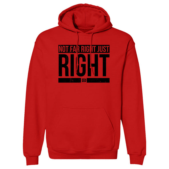 Not Far Right Just Right Black Print Outerwear