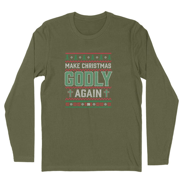 Make Christmas Godly Again Sweater Men's Apparel