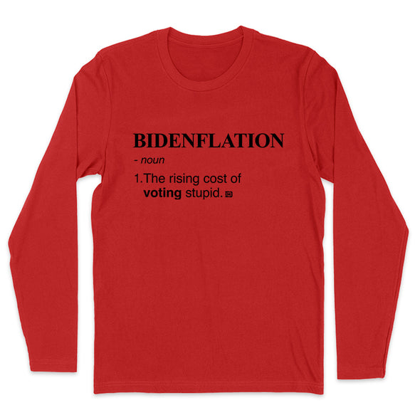 Bidenflation Black Print Men's Apparel