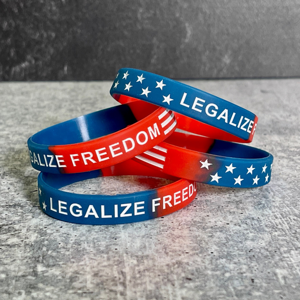 Legalize Freedom Silicone Wristband